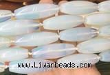 RIBS58 15 inches 14*40mm rice opalite gemstone beads wholesale