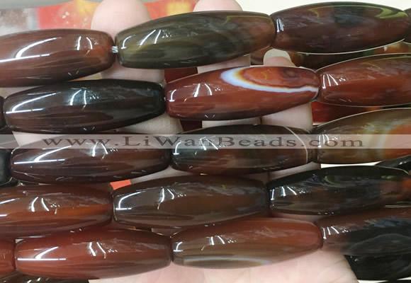 RIBS77 15 inches 13*40mm rice agate gemstone beads wholesale