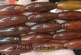 RIBS79 15 inches 13*40mm rice agate gemstone beads wholesale