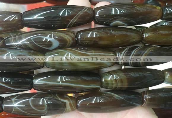 RIBS83 15 inches 13*40mm rice agate gemstone beads wholesale