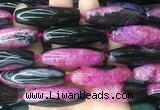 RIBS85 15 inches 13*40mm rice agate gemstone beads wholesale