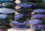 RIBS90 15 inches 13*40mm rice agate gemstone beads wholesale