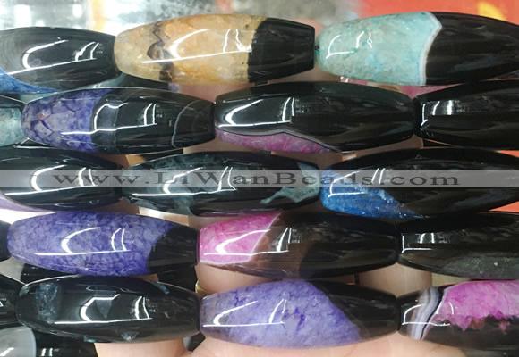 RIBS91 15 inches 13*40mm rice agate gemstone beads wholesale