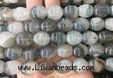 RIBS98 15 inches 12*16mm faceted rice agate gemstone beads wholesale