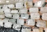 RTBS27 15 inches 15*20mm rectangle Agate gemstone beads wholesale