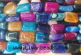 RTBS29 15 inches 15*20mm rectangle Agate gemstone beads wholesale