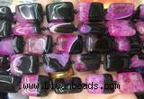 RTBS31 15 inches 15*20mm rectangle Agate gemstone beads wholesale