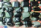 RTBS35 15 inches 15*20mm rectangle Agate gemstone beads wholesale