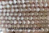 SEBS120 15 inches 6mm round selenite gemstone beads wholesale