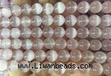 SEBS129 15 inches 8mm round selenite gemstone beads wholesale