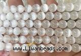 SEBS136 15 inches 8mm round selenite gemstone beads wholesale
