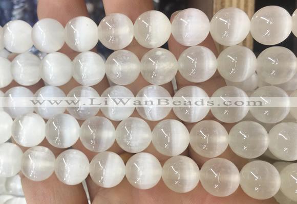 SEBS137 15 inches 10mm round selenite gemstone beads wholesale