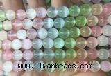 SEBS148 15 inches 8mm round colorful selenite gemstone beads wholesale