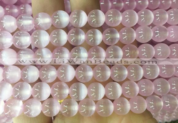 SEBS61 15 inches 8mm round selenite gemstone beads wholesale