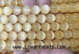 SEBS77 15 inches 10mm round selenite gemstone beads wholesale