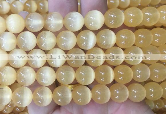 SEBS77 15 inches 10mm round selenite gemstone beads wholesale