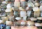 SRBS19 15 inches 18*18mm square Agate gemstone beads wholesale