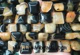SRBS21 15 inches 18*18mm square Agate gemstone beads wholesale