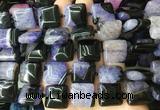 SRBS25 15 inches 18*18mm square Agate gemstone beads wholesale