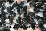 TABS01 15 inches 20*20mm triangle Agate gemstone beads wholesale
