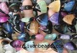 TABS04 15 inches 20*20mm triangle Agate gemstone beads wholesale
