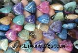 TABS05 15 inches 20*20mm triangle Agate gemstone beads wholesale