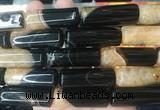 TBBS118 15 inches 13*40mm tube agate gemstone beads wholesale