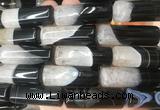 TBBS126 15 inches 13*40mm tube agate gemstone beads wholesale