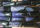 TBBS132 15 inches 13*40mm tube agate gemstone beads wholesale