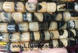 TBBS139 15 inches 13*14mm tube agate gemstone beads wholesale