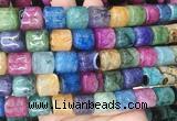 TBBS145 15 inches 13*14mm tube agate gemstone beads wholesale