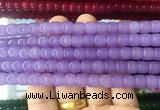 TBBS151 15 inches 7*8mm tube candy jade gemstone beads wholesale