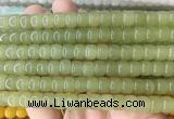 TBBS154 15 inches 7*9mm tube candy jade gemstone beads wholesale