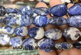TRBS123 15 inches 13*18mm flat teardrop Sodalite beads wholesale
