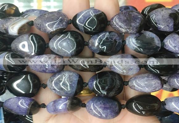 TRBS139 15 inches 15*20mm teardrop Agate gemstone beads wholesale