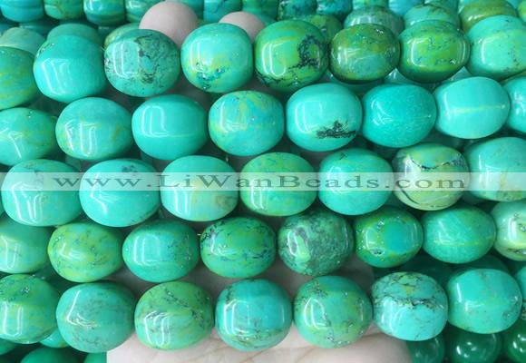 WBBS03 15 inches 16*18mm pumpkin yellow green howlite turquoise beads wholesale