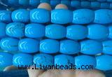 WBBS11 15 inches 15*20mm rice howlite turquoise gemstone beads wholesale
