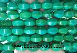 WBBS12 15 inches 12*16mm rice howlite turquoise gemstone beads wholesale
