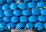 WBBS21 15 inches 23*27mm oval howlite turquoise gemstone beads wholesale