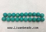 WBBS59 20mm carved round loose howlite turquoise gemstone beads wholesale
